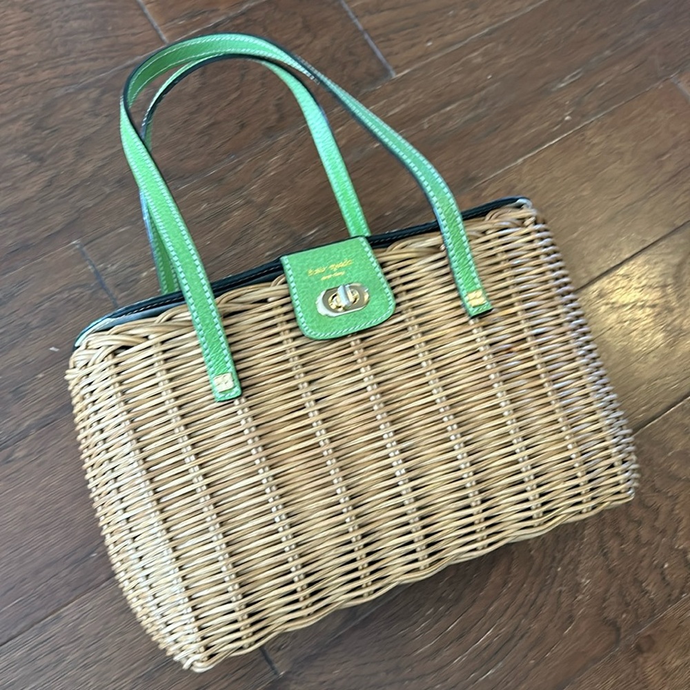Kate Spade vintage wicker purse